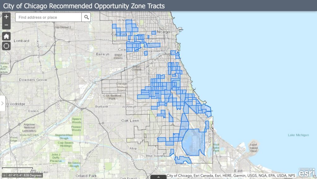 IWN.Haus #ParcelToProsperity Campaign - City Of Chicago Opportunity Zone Tracts-min